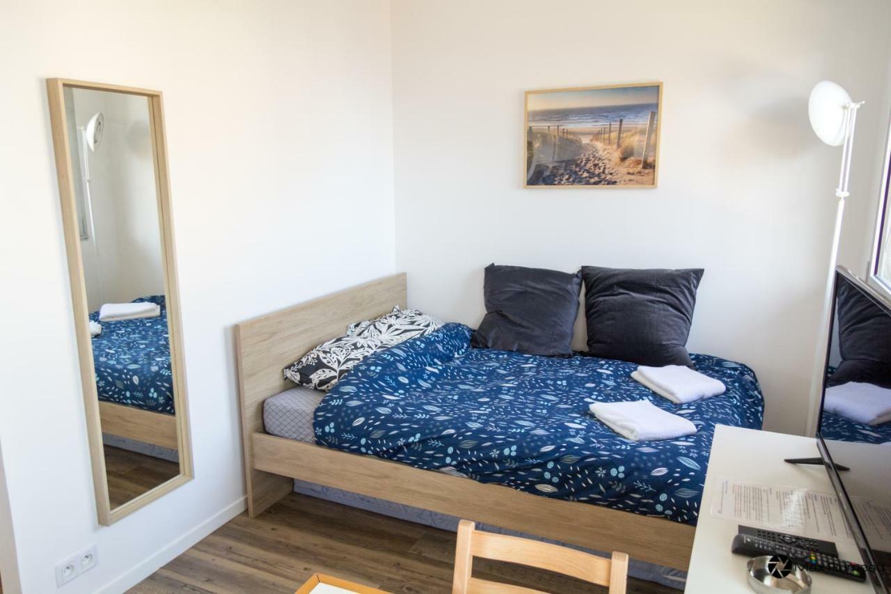 Studio Moderne Acces Plage, Piscine Et Tennis Cabourg Luaran gambar